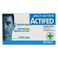 Actifed Multi-Action Tablets 12