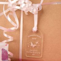 Acrylic Butterfly Gift Tag