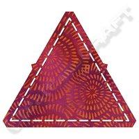 accuquilt go equilateral traingle 45 inch sides 45 inch finished 36010 ...