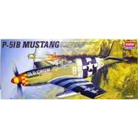 Academy 1/72 P-51b Mustang Old Crow # 1667 Plastic Kit
