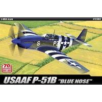 academy usaaf north american p 51b mustang blue nose 148 plastic kit