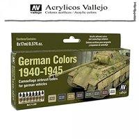 acrylicos vallejo german colors 1940 1945 model air set