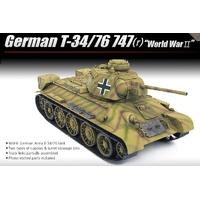 Academy 1/35 German T-34/76 747(r) World War Tank