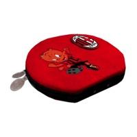 Ac Milan Fc Cd/dvd Disc Holder - Holds 20 Discs Red & Black