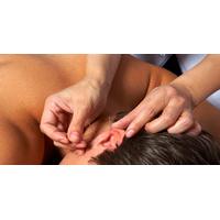 Acupuncture treatment, follow by massage