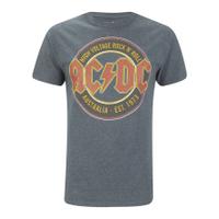 acdc mens est 73 t shirt dark heather s