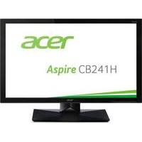 acer cb241hbmidr 24 wide fhd led 1ms 250nits dvi hdmi mm height adj pi ...