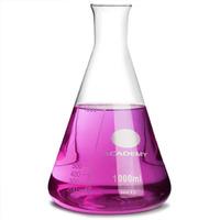 academy glass conical flask 1000ml pack of 6