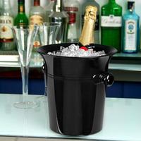 Acrylic Wine & Champagne Bucket Black (Case of 36)