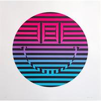 Acid Reflux - Pink/Blue Fade By Carl Cashman