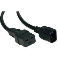 ac power cord iec 320 c19 to iec 320 c14 16awg sjt 10 ft