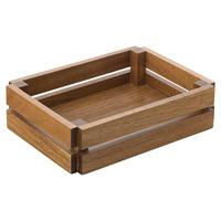 acacia food presentation crate 875quot x 625quot single