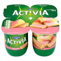 activia rhubarb yogurt 4 pack