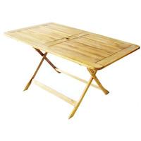 acacia napoli 150cm x 90 cm rectangular folding table