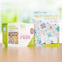 AccuQuilt GO Qube Mix and Match 8 Inch Block with FREE Eleanor Burns Book 406963