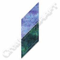 AccuQuilt GO Parallelogram-2 3/4 inch x 3 1/2 inch Sides - 2 1/16 inch x 2 13/16 inch Finished 403537