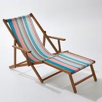 Acacia & Canvas Sun Lounger