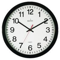 Acctim White Controller Silent Sweep Wall Clock 368mm 93704