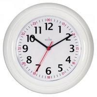 Acctim Wexham White 24 Hour Plastic Wall Clock 21862