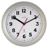 Acctim Silver Parona Radio Controlled Plastic Wall Clock 74317