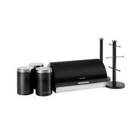 Accents Black 6 Piece Kitchen Set