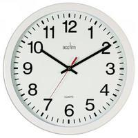 Acctim Black Controller Silent Sweep Wall Clock 368mm 93704B