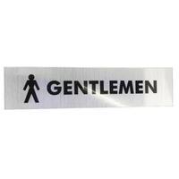 Acrylic Sign Gentlemen Aluminium SR22355