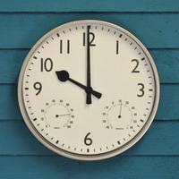 Academy Wall Clock & Thermometer (30cm) by Gardman