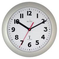 ACCTIM PARONA RC WALL CLOCK SILV 74317