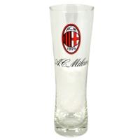 Ac Milan Wordmark Crest Peroni Pint Glass
