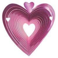 Active Pink Heart Wind Spinner