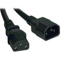 Ac Power Extension Cable. C13 To C14. 100-250v. 10a. 18awg. Sjt - 10 Ft.