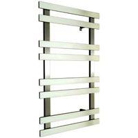 accuro korle daisy silver towel warmer h840mm w500mm