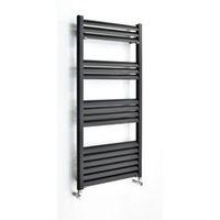 Accuro Korle Champagne Vertical Towel Warmer Anthracite (H)1000 mm (W)500 mm