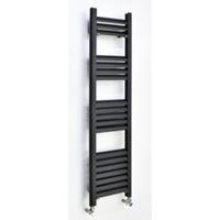 Accuro Korle Champagne Vertical Towel Warmer Anthracite (H)1200 mm (W)500 mm