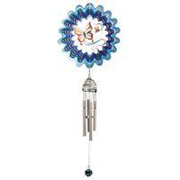 active products blue green butterfly wind chime