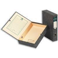 acco eastlight classic box file lockspring foolscap black