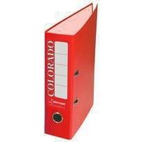 acco eastlight colorado 80mm lever arch file a4 red