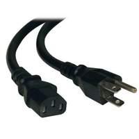 Ac Power Cord. C13/5-15p. 125v.15a.14awg Sjt - 3 Ft.