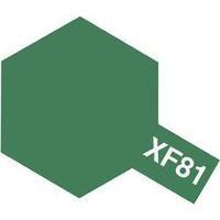 Acrylic paint Tamiya Dark green (matt) XF-81 Glass container 10 ml