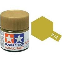 acrylic paint tamiya gold leaf x 12 glass container 23 ml