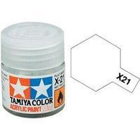 Acrylic paint Tamiya Matted tool X-21 Glass container 23 ml