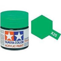 acrylic paint tamiya green clear x 25 glass container 23 ml