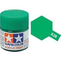 Acrylic paint Tamiya Park green X-28 Glass container 23 ml