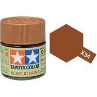 acrylic paint tamiya brown metallic x 34 glass container 23 ml