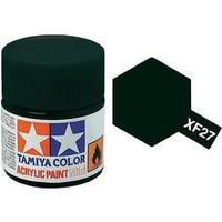 Acrylic paint Tamiya Black, Green XF-27 Glass container 23 ml