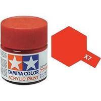 Acrylic paint Tamiya Red X-7 Glass container 23 ml