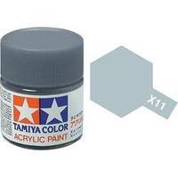 Acrylic paint Tamiya Silver X-11 Glass container 23 ml