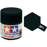 Acrylic paint Tamiya Black XF-1 Glass container 23 ml