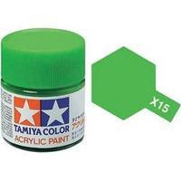 acrylic paint tamiya light green x 15 glass container 23 ml